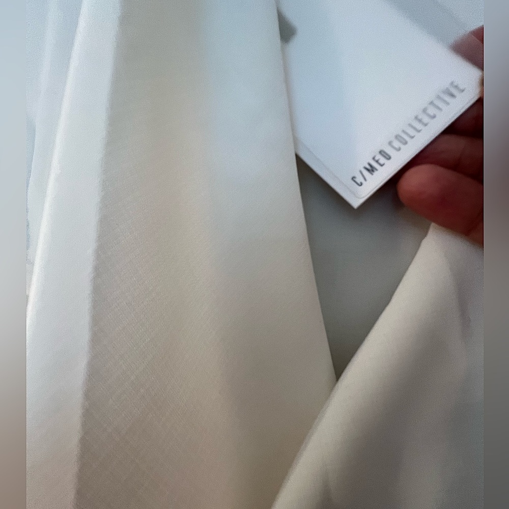 IVORY C/MEO COLLECTIVE AUGMENT DRESS! Brand new with tags! Size M, USA 6. NWT - Picture 8 of 10